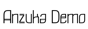 Anzuka Demo 字体预览图