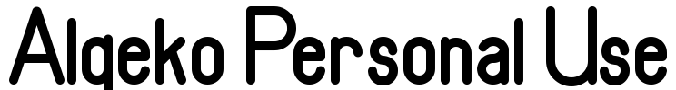 Algeko Personal Use