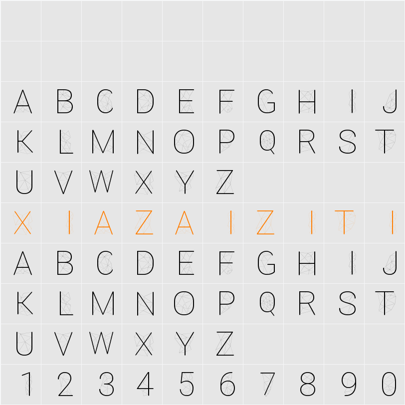 Amethyst 字符映射表