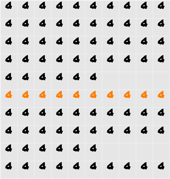 alghorie syawal 字符映射表