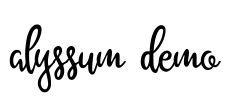 alyssum demo
