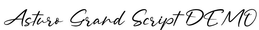 Asturo Grand Script DEMO