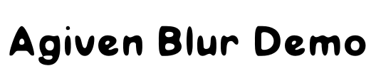 Agiven Blur Demo