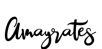 Amayrates 字体预览图