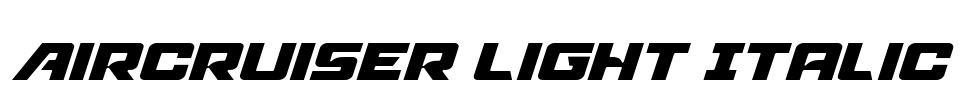 Aircruiser Light Italic