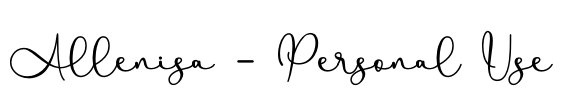 Allenisa - Personal Use