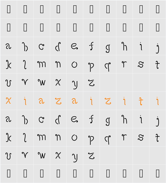 amaretto 字符映射表