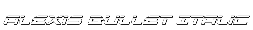 Alexis Bullet Italic