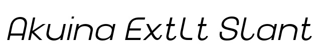 Akuina ExtLt Slant