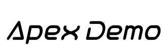 Apex Demo 字体预览图