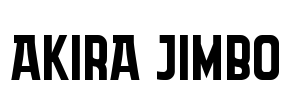 Akira Jimbo 字体预览图