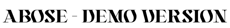 Abose - Demo Version