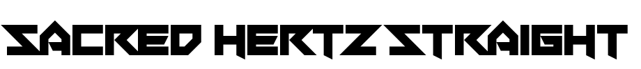 Sacred Hertz Straight