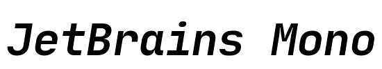 JetBrains Mono