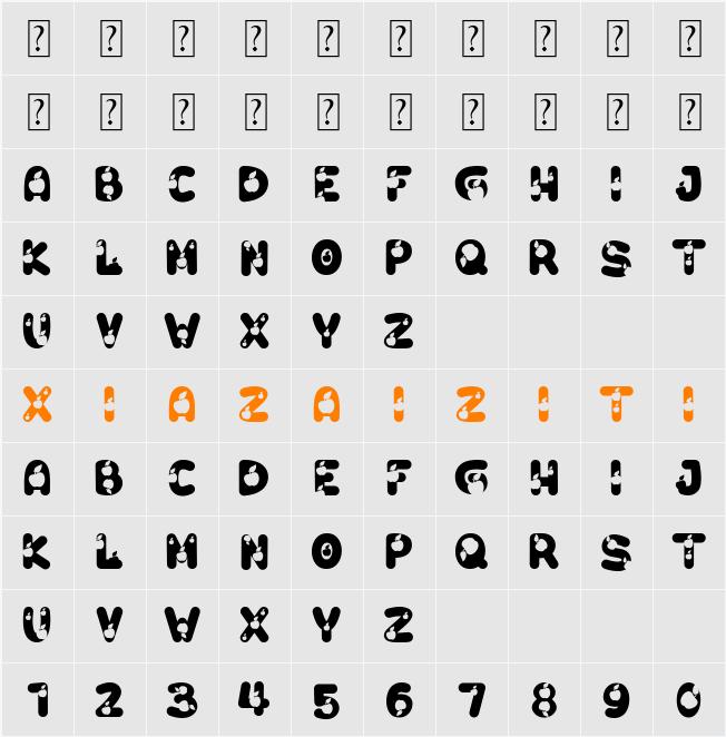 An Apple 字符映射表