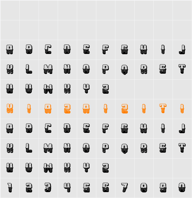 Amigo 字符映射表