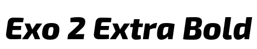 Exo 2 Extra Bold
