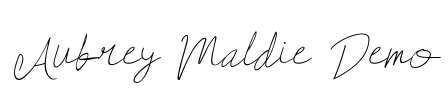 Aubrey Maldie Demo