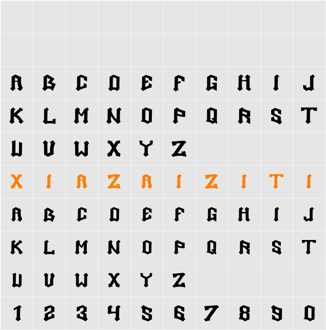Equator 字符映射表