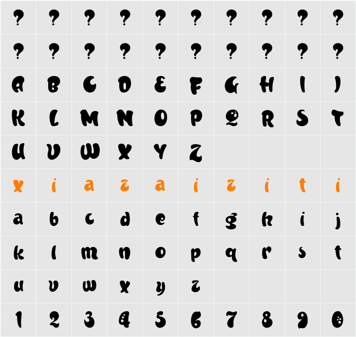 Airitiris Scooper 字符映射表