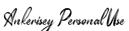 Ankerisey Personal Use