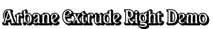 Arbane Extrude Right Demo