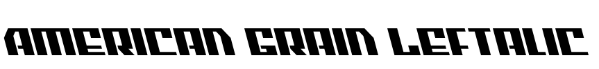 American Grain Leftalic
