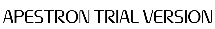 Apestron Trial Version