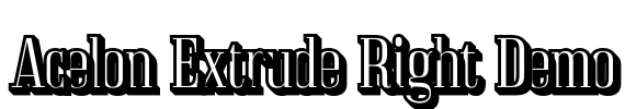 Acelon Extrude Right Demo