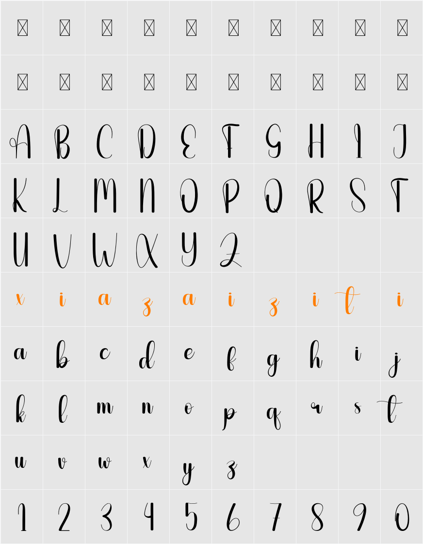 Audience 字符映射表