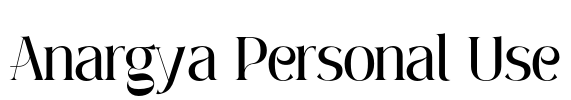 Anargya Personal Use