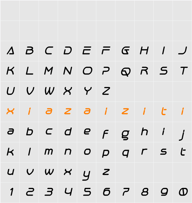 Apex Demo 字符映射表
