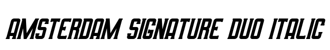 Amsterdam Signature Duo Italic