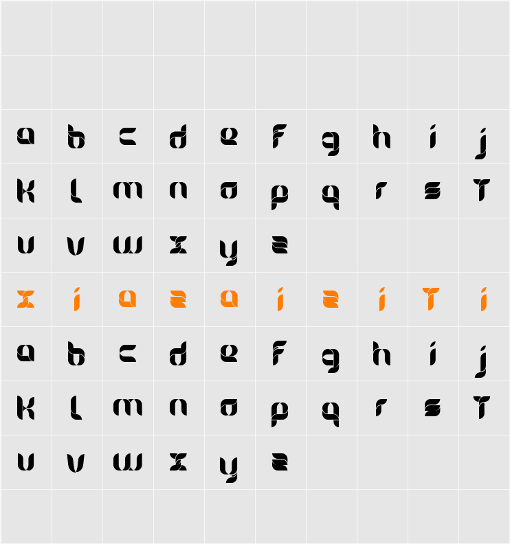 Alice 字符映射表