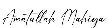Amatullah Mahiya