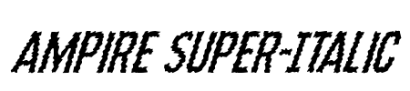 Ampire Super-Italic