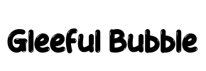 Gleeful Bubble 字体预览图