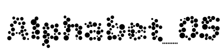 Alphabet_05 字体预览图