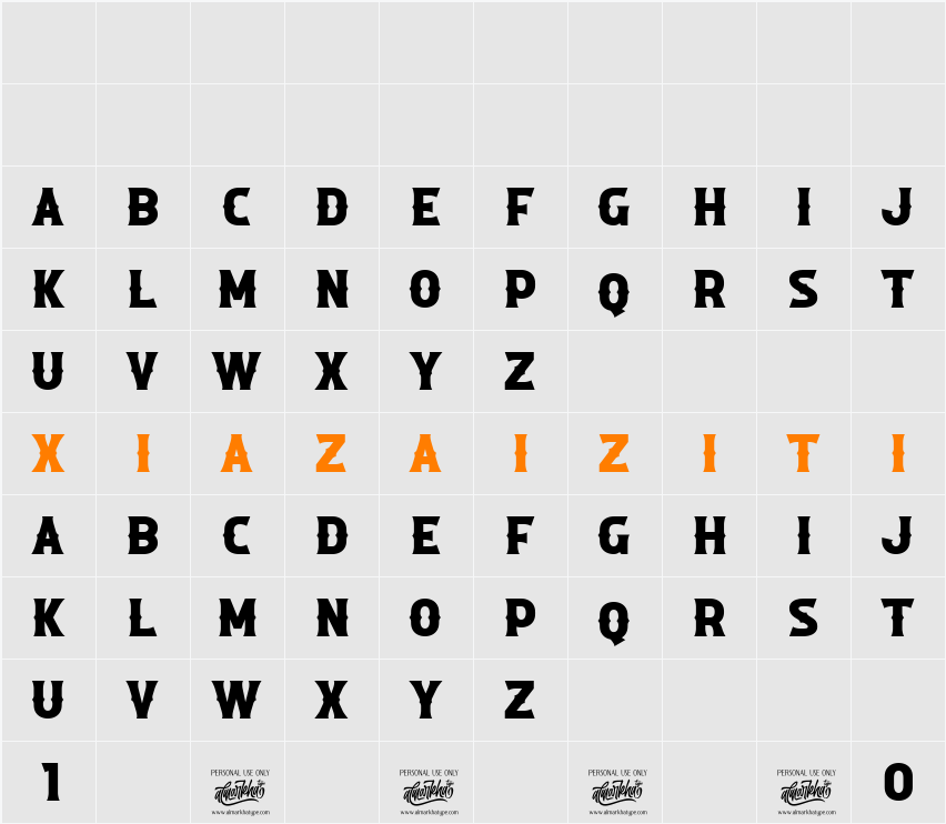 ROADSTORE 字符映射表