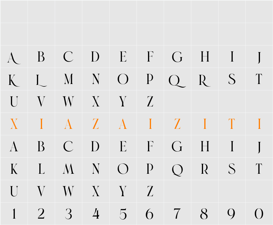 Brand 字符映射表