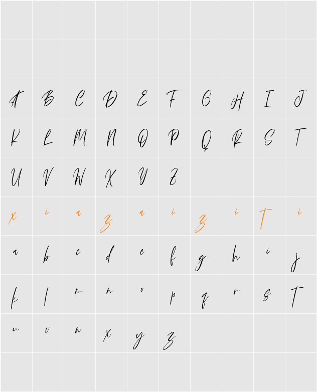 Augustin 字符映射表