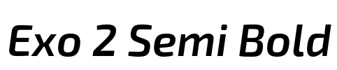 Exo 2 Semi Bold