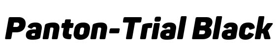 Panton-Trial Black