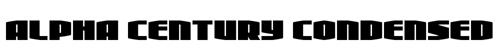 Alpha Century Condensed