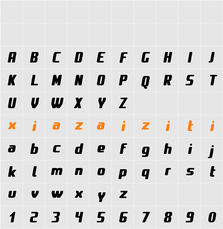 Amusette 字符映射表