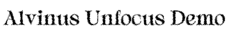 Alvinus Unfocus Demo
