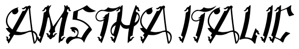 AMSTHA ITALIC