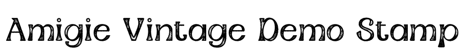 Amigie Vintage Demo Stamp