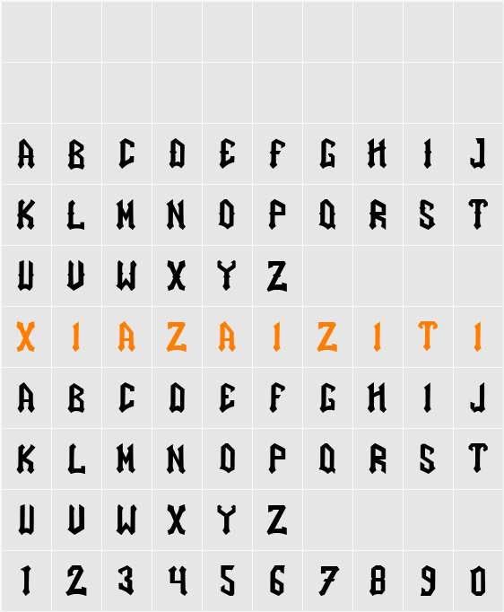 Fire Wisdom 字符映射表