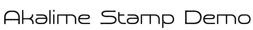 Akalime Stamp Demo